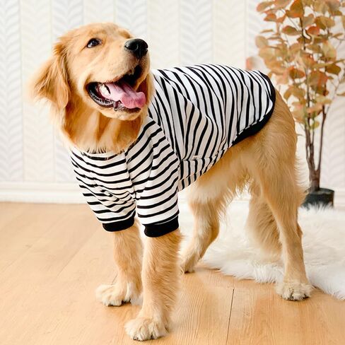 ANIAC Fall Dog Sweater for Medium Dog Girl Boy,Fleece Large Dog Shirt with Sleeves,Basic Dog Hoodies, Warm Pet Clothes for Dog 44-55 LB (5XL, Black)… in Saudi Arabia