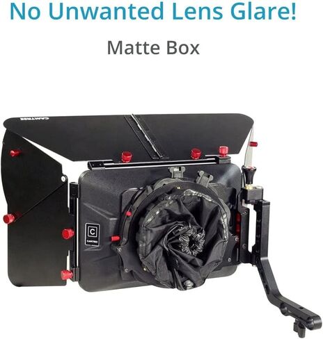 طقم قفص كاميرا CAMTREE Hunt Grand DSLR لسوني A7S/A7S2/A7SII/A7R/A7RII/Canon Mark IV. مع صندوق غير لامع، تركيز متبع، دعم قضيب 15 مم ولوحة حامل ثلاثي القوائم. مريح وآمن (CH-Grnd-CKIT) in Kuwait