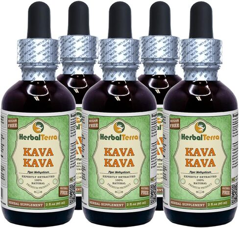 Kava Kava (Piper Methysticum) Tincture, Dried Root Liquid Extract 2 oz in Saudi Arabia