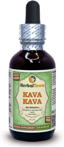 Kava Kava (Piper Methysticum) Tincture, Dried Root Liquid Extract 2 oz in Saudi Arabia