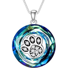 بوبكيمي قلادة لمحبي الكلاب والقطط والحيوانات الاليفة، قلادة من الفضة الاسترلينية عيار 925 من الفضة الاسترلينية عيار 925 لمحبي الكلاب والقطط، مجوهرات لمحبي الكلاب والقطط والحيوانات الاليفة، قلادة in Kuwait