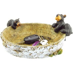 وعاء دب أسود من الراتنج مزخرف من ويلكور، 20.32 سم in Kuwait