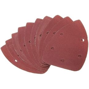 Boxonly 10 Pieces Mouse Sandpaper 5 Holes Detail Sander Sandpaper Hook and Loop Sanding Sheets 1000 Grits in Kuwait