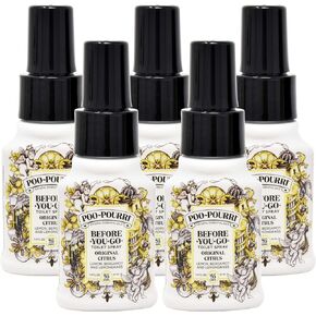 Poo-Pourri Original Citrus 1.4 Ounce - 5 Pack, Bottle Tag Included in Kuwait