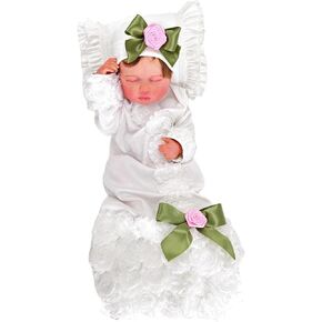 Bow Dream Newborn Girl Gown Baby Girl Baby Gift 2 Piece Set Pink Newborn Romper Coming Home Outfit White