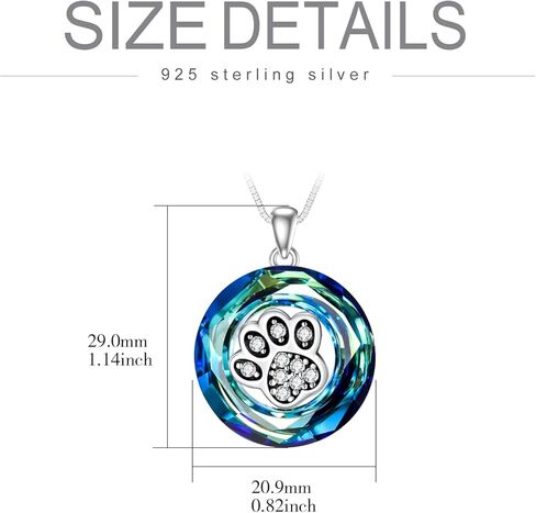 بوبكيمي قلادة لمحبي الكلاب والقطط والحيوانات الاليفة، قلادة من الفضة الاسترلينية عيار 925 من الفضة الاسترلينية عيار 925 لمحبي الكلاب والقطط، مجوهرات لمحبي الكلاب والقطط والحيوانات الاليفة، قلادة in Kuwait