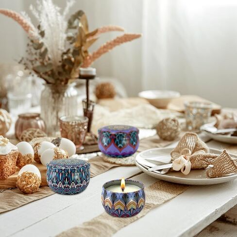 شموع معطرة 8 عبوات، شموع معطرة للمنزل، شموع معطرة بالصويا للمنزل، مجموعة هدايا شموع عطرية لعيد الميلاد وعيد الميلاد وعيد الأم وعيد الحب والمزيد in Kuwait