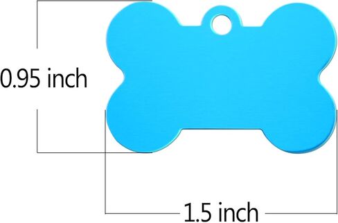 ييوو 30 قطعة من بطاقات تعريف الحيوانات الاليفة على شكل عظمة، مصنوعة من خليط معدني من الالومنيوم للكلاب والقطط (38 ملم) in Kuwait