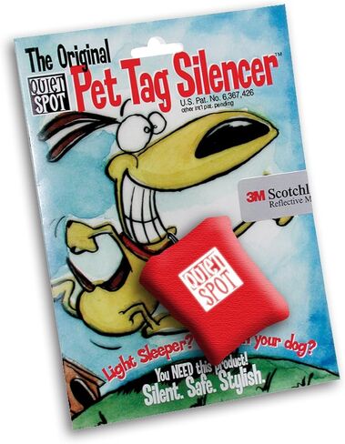 Pet Tag Silencer (Black) in Kuwait