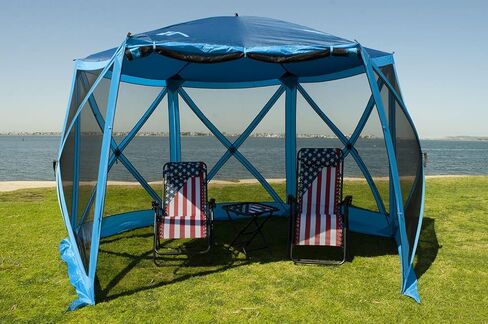 WFS 11'x10' Hub Screen House for Camping, Beach or Picnic and More, Blue (GZ-HUB-22) in Kuwait