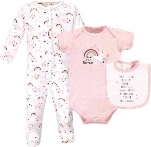Luvable Friends Baby Sleep and Play, Bodysuit and Bib in Saudi Arabia