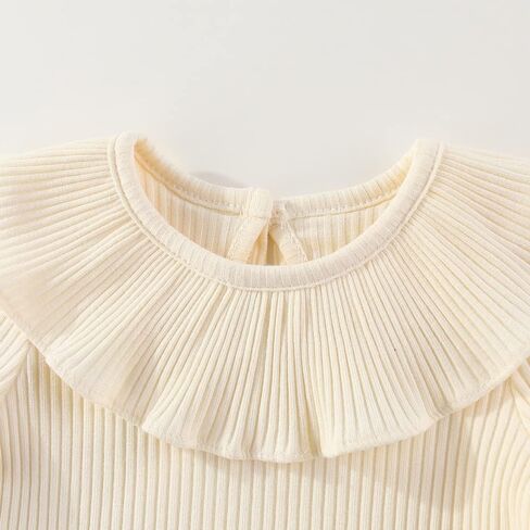 Acwssit Ruffle Newborn Baby Girl clothing Cotton Bodysuit Summer baby girls Clothes Outfit in Kuwait