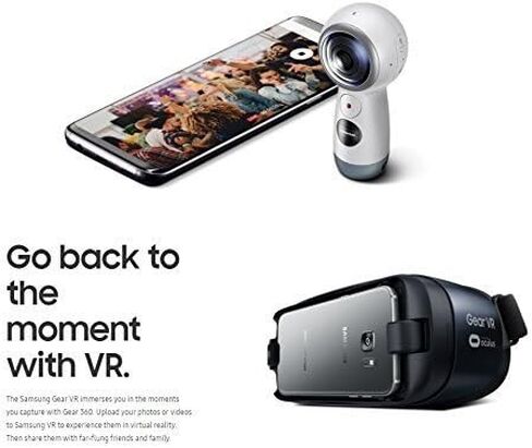 Samsung Gear 360 SM-R210 (2017 Edition) Spherical Cam 360 degree 4K Camera (International Version) (Renewed) in Kuwait