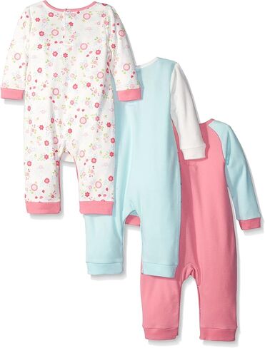 Disney Baby Girls' 3 Pack Coveralls Of Cinderella in Kuwait