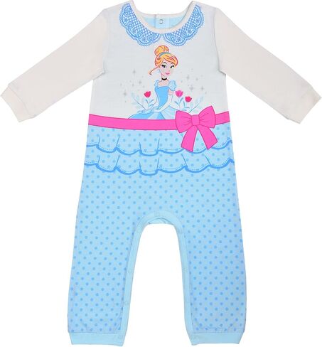 Disney Baby Girls' 3 Pack Coveralls Of Cinderella in Kuwait