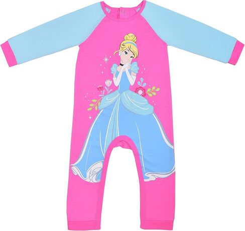 Disney Baby Girls' 3 Pack Coveralls Of Cinderella in Kuwait