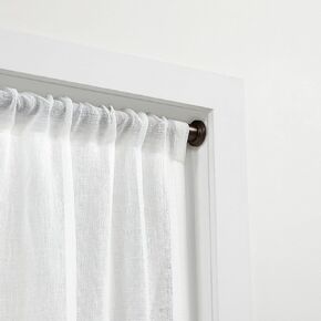 Exclusive Home Tension Rod, Black, Adjustable 24"-40" in Kuwait