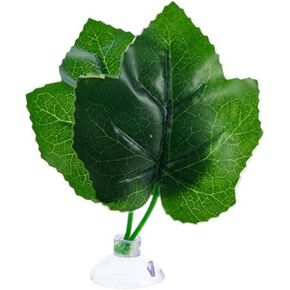 Yawtncyw 1Pc Green Betta Hammock Bed Leaf Artificial Silk Plants Aquarium Pad Artificial Fish Tank Rest Spawning Bed with Suction Cup Aquarium Fish Tank Plant Leaves Aquarium Décor Plastic Plants in Kuwait