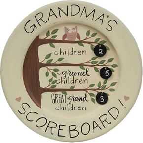 Hearthside Collection The Decorative Plate - Grandma's Scoreboard in Kuwait