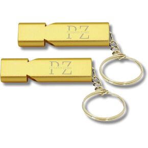 Potato Zone Emergency Whistle – Survival Keychain Whistle Emergency – 120db Loud Safety Whistle for Protection, Camping, Hiking, Sports, Dog Training – Portable Metal Whistle