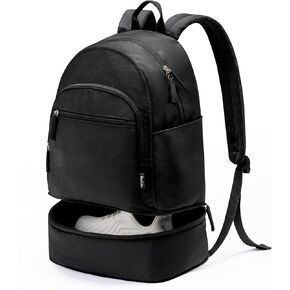 Gym Backpack for Women Small Gym bag with Expandable Shoe Compartment Water Resistant Sports Backpack 26L