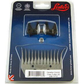 ليستر مجموعة مشط وقطاعة من كونتري رينج مع مشط بعرض 76 ملم للاغنام والالبكة والجمال والماشية واللاما (#228-13700) in Kuwait