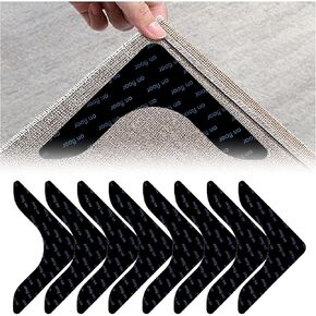 Rug Pad Gripper Non Slip Rug Pads for Hardwood Floors Tiles Area Rugs,Washable Reusable Carpet Grippers Rug Tape Stickers Holder (L-Shape) in Saudi Arabia