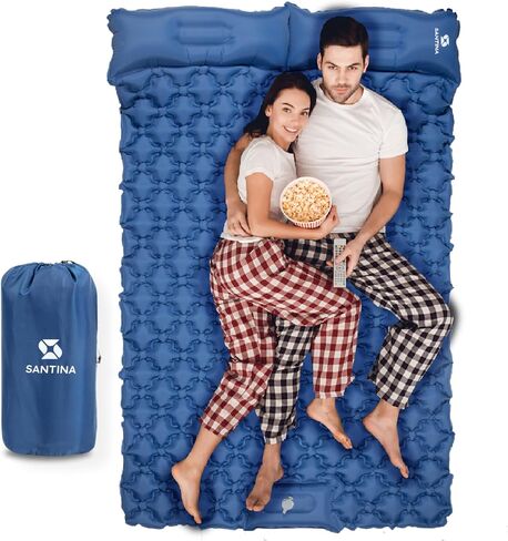Ultralight Sleeping Pad for Camping, Backpacking, Hiking & Traveling - Compact Air Mattress Ideal for Outdoor Activities | Must Have Camping Accessories |Inflatable Mattress Sleeping pad for Camping in Kuwait