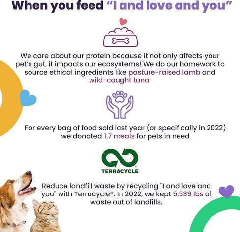 "I and love and you" Feed Meow Wet Cat Food Toppers، تركيبة لامعة مع سمك السلمون والتونة، أوميغا 3 و 6 للبشرة الصحية والمعطف، خالية من الحبوب، بدون حشو، أكياس 3 أونصة، حزمة من 12 كيسًا in Kuwait