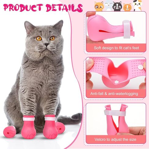 Therwen 8 Pcs Cat Bathing Bag Set Adjustable Pet Shower Net Bag Cat Helmet for Grooming Breathable Cat Muzzle Boots Paw Covers Nail Clipper Nail File Tick Tool Massage Brush Comb Pet Trimming Cleaning in Saudi Arabia