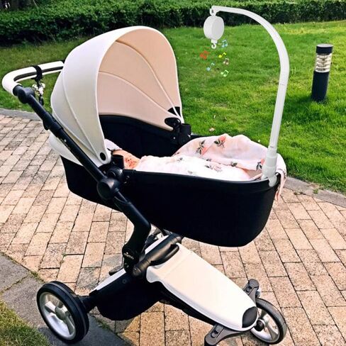 23 inch Baby Crib Mobile Bed Bell Holder Arm Bracket, with Music Box, The Claw Part can be Adjusted Width-DIY Toy Decoration in Saudi Arabia