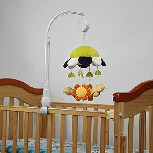 23 inch Baby Crib Mobile Bed Bell Holder Arm Bracket, with Music Box, The Claw Part can be Adjusted Width-DIY Toy Decoration in Saudi Arabia