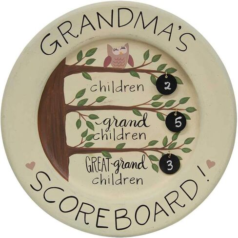Hearthside Collection The Decorative Plate - Grandma's Scoreboard in Kuwait
