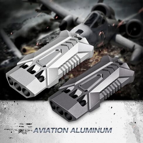 Double-Tube Whistle Aluminum Alloy Survival Whistle for Outdoor Needs Sports Referee Emergency in Kuwait
