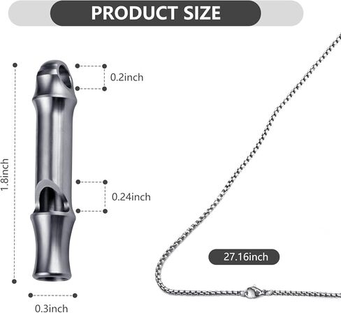 صفارة طوارئ من فروتين، صفارات نجاة من التيتانيوم 120 ديسيبل مع سلسلة مفاتيح بحبل قصير للمشي لمسافات طويلة والتخييم والصيد وركوب القوارب وتدريب الكلاب، قلادة صفارة صغيرة لإنقاذ الحياة in Kuwait