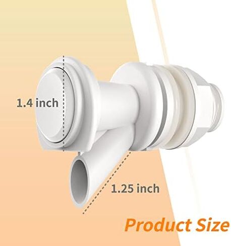 ZAITOE Push Button Spigot Replacement, Compatible with Igloo 2, 3, 5 and 10 Gallon Beverage Coolers, Water Cooler Spigot for 2-10 Gallon in Saudi Arabia