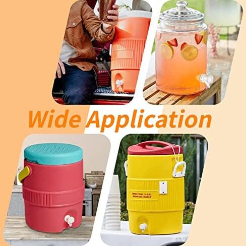 ZAITOE Push Button Spigot Replacement, Compatible with Igloo 2, 3, 5 and 10 Gallon Beverage Coolers, Water Cooler Spigot for 2-10 Gallon in Saudi Arabia