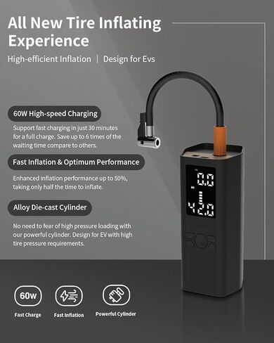 جوا ضاغط هواء محمول لتيسلا واغطية صمام الاطارات كومبو، ضاغط هواء in Kuwait