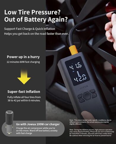 جوا ضاغط هواء محمول لتيسلا واغطية صمام الاطارات كومبو، ضاغط هواء in Kuwait