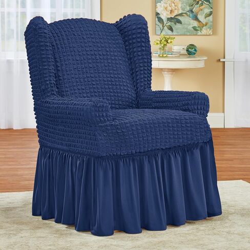 مجموعات الخ المربعات محكم تكدرت الغلاف رمادي داكن Loveseat in Saudi Arabia