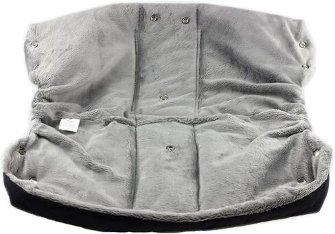 Fleece Stroller Hand Muff, BETITETO Winter Anti-freeze Gloves for Baby Stroller Jogger Pram Water Resistant Warmer Gift for Parents and Caregivers (Black) in Kuwait