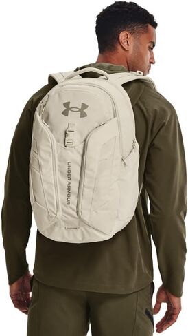 حقيبة ظهر Under Armour Adult Hustle Pro، رمادي داكن متوسط ​​(012)/أسود، مقاس واحد يناسب الجميع in Saudi Arabia