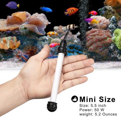 سخان حوض السمك الصغير بسعة 50 وات من بولاكو بسعة 5 إلى 12 جالون in Kuwait