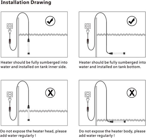 سخان حوض السمك الصغير بسعة 50 وات من بولاكو بسعة 5 إلى 12 جالون in Kuwait