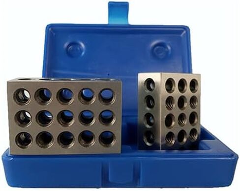 الكل صناعي 55502 | 1-2-3 كتل مع علبة 23 فتحة فائقة الدقة وتسامح 0.0001 بوصة in Kuwait