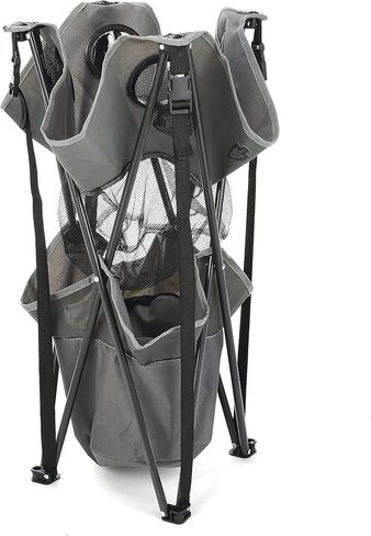 طاولة باب خلفي محمولة قابلة للطي مقاس 33.5 بوصة من ARROWHEAD، 4 حاملات أكواب، سلة طعام، مبرد معزول، بدون سطح مترهل، حقيبة حمل، إطار فولاذي، قماش 600D عالي الجودة، دعم في الولايات المتحدة الأمريكية in Kuwait