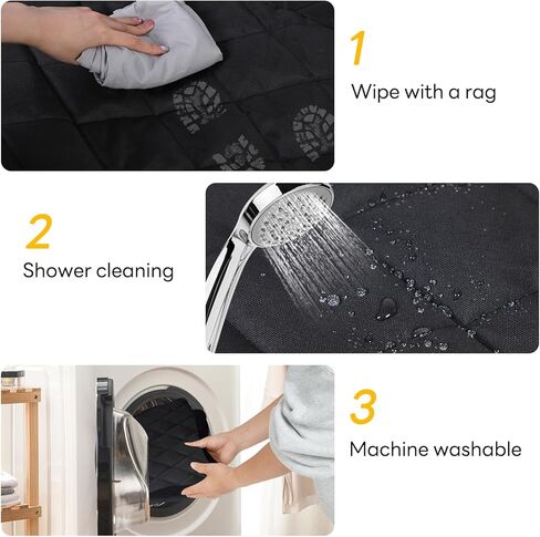 Dog Car Seat for Small Dogs Under 50 lbs Waterproof Travel Car Medium Sized Dog Bed for Carseat in Kuwait