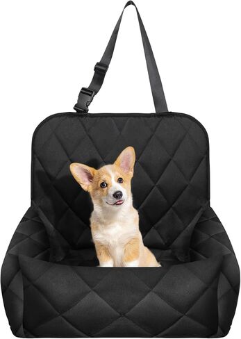 Dog Car Seat for Small Dogs Under 50 lbs Waterproof Travel Car Medium Sized Dog Bed for Carseat in Kuwait