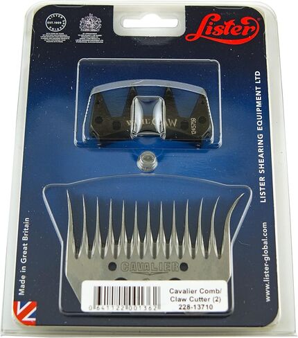 ليستر مجموعة مشط وقطاعة من كونتري رينج مع مشط بعرض 76 ملم للاغنام والالبكة والجمال والماشية واللاما (#228-13700) in Kuwait