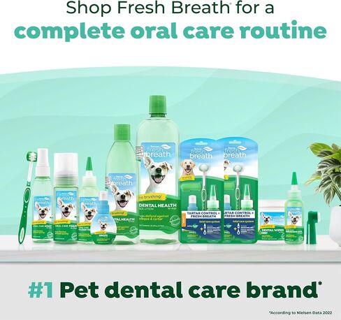TropiClean Fresh Breath TripleFlex Dog Toothbrush, Small/Medium Dogs in Kuwait